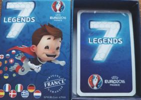 Jeu de cartes Euro 2016 7 Legends