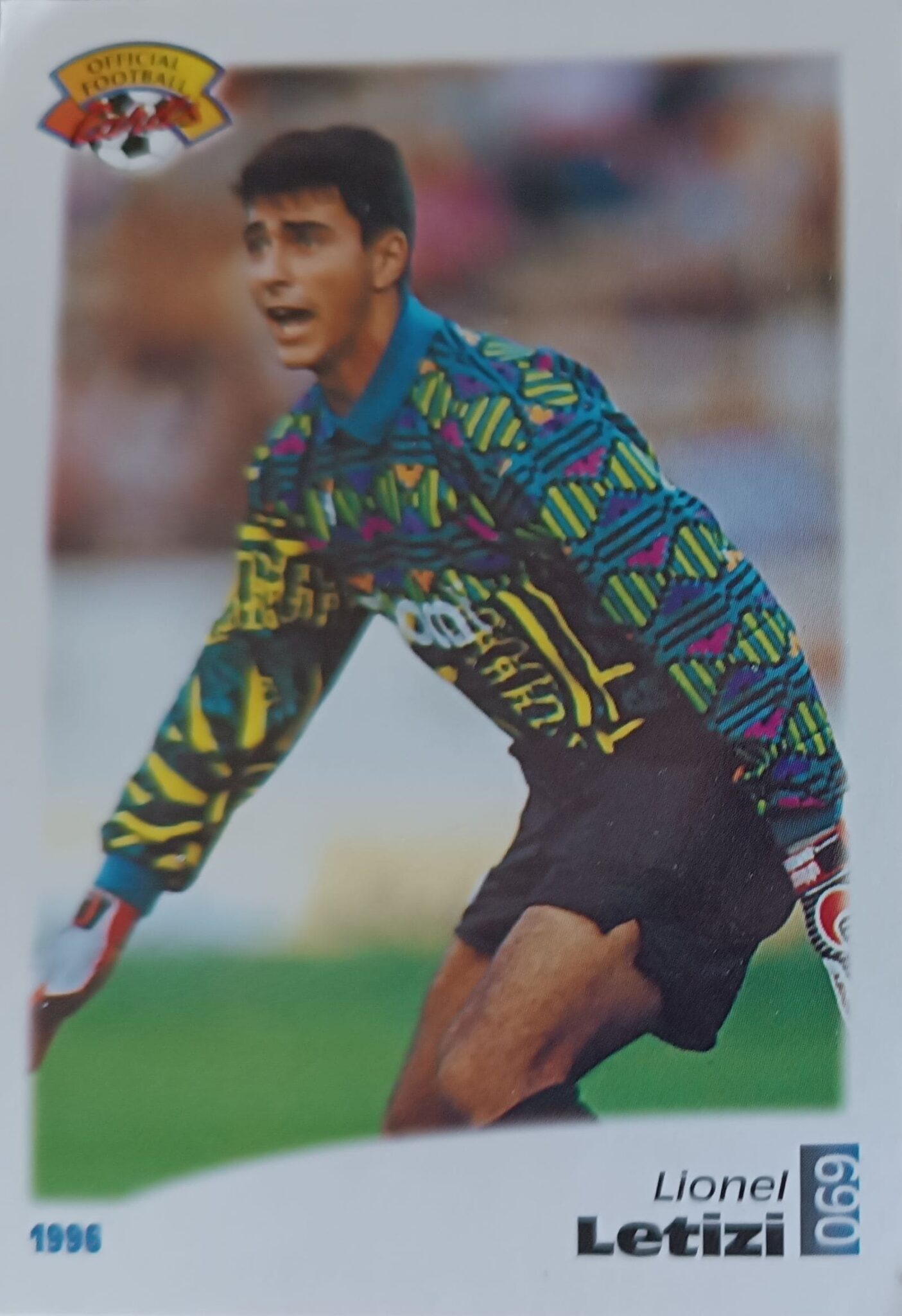 carte panini official football 1995 season leaders laurent blanc n°SL10,occasion