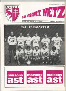 1977-02-18 : FCM – SECB 1976/77 – programme en pdf