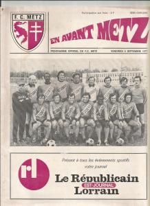 1978-09-09 : FCM – SL 1977/78 – programme en pdf