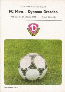 198410-24 : D. DRESDE – FCM 1984/85 – programme en pdf