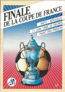 1988-06-11 : FCM – FCS Finale coupe de France 88 – programme en pdf