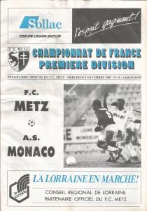 1989-11-08 : FCM – ASM 1989/90 – programme en pdf