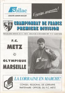 1989-12-10 : FCM – OM 1989/90 – programme en pdf