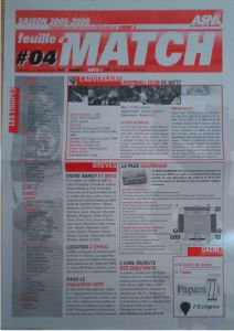 2005-09-17 : ASNL – FCM 2005/06 – programme en pdf