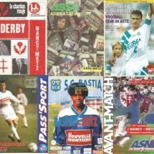 Programmes Matchs FC Metz à l'extérieur