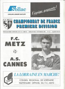 1991-02-03 : FCM – ASC 1990/91 – programme en pdf
