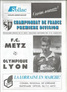 1990-12-02 : FCM – OL 1990/91 – programme en pdf