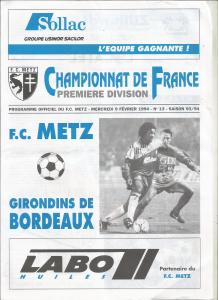 1994-02-09 : FCM – GB 1993/94 – programme en pdf