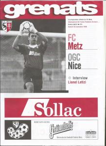 1996-11-23 : FCM – OGCN 1996/97 – programme en pdf + feuille d’arbitrage