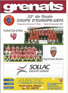 1997-09-30 : FCM – REM 1997/98 – programme en pdf + feuille d’arbitrage