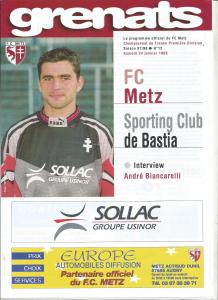 1998-01-24 : FCM – SCB 1997/98 – programme en pdf + feuille d’arbitrage