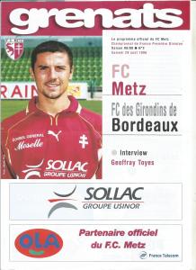 1998-08-29 : FCM – GB 1998/99 – programme en pdf