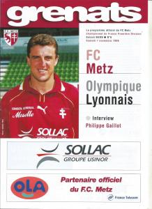 1998-11-07 : FCM – OL 1998/99 – programme en pdf