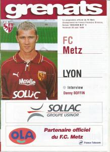 1999-08-20 : FCM – OL 1999/2000 – programme en pdf