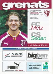 2002-04-09 : FCM – CSSA 2001/2002 – programme en pdf