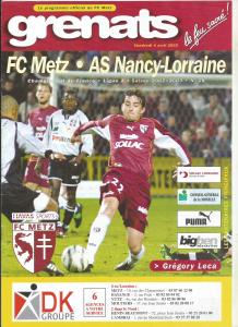 2003-04-04 : FCM – ASNL 2002/2003 – programme en pdf