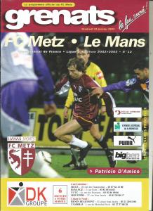2003-01-31 : FCM – MUC 2002/2003 – programme en pdf