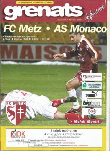 2004-02-07 : FCM – ASM 2003/2004 – programme en pdf