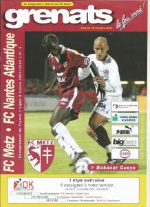 2003-08-16 : FCM – FCN 2003/2004 – programme en pdf