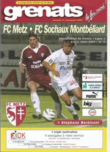 2003-11-01 : FCM – FCS 2003/2004 – programme en pdf