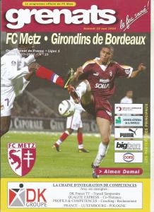 2004-05-15 : FCM – GB 2003/2004 – programme en pdf
