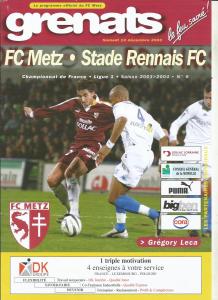 2003-12-13 : FCM – SR 2003/2004 – programme en pdf