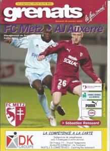 2005-01-29 : FCM – AJA 2004/2005 – programme en pdf