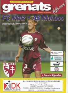 2004-10-16 : FCM – ASM 2004/2005 – programme en pdf