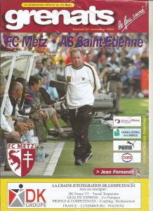 2004-11-27 : FCM – ASSE 2004/2005 – programme en pdf