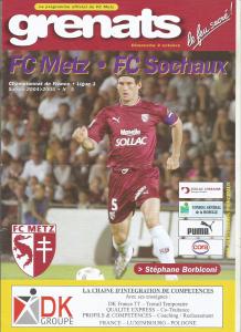 2004-10-03 : FCM – FCS 2004/2005 – programme en pdf