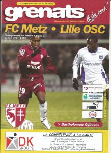 2005-02-20 : FCM – LOSC 2004/2005 – programme en pdf
