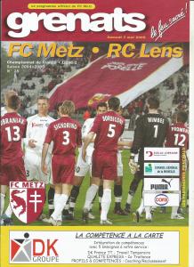 2005-05-07 : FCM – RCL 2004/2005 – programme en pdf