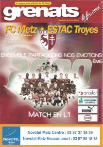 2006-04-08 : FCM – ESTAC 2005/2006 – programme en pdf