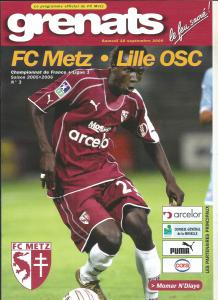 2005-09-10 : FCM – LOSC 2005/2006 – programme en pdf