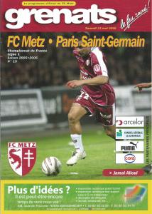 2006-05-13 : FCM – PSG 2005/2006 – programme en pdf