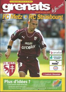 2005-08-20 : FCM – RCS 2005/2006 – programme en pdf