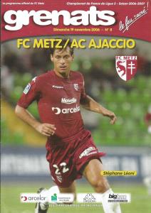 2006-11-19 : FCM – ACA 2006/2007 – programme en pdf