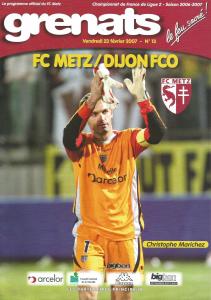 2007-02-23 : FCM – DFCO 2006/2007 – programme en pdf