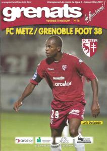2007-05-11 : FCM – GF38 2006/2007 – programme en pdf