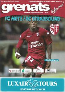 2006-12-08 : FCM – RCS 2006/2007 – programme en pdf