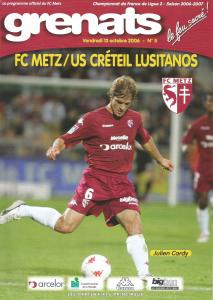2006-10-13 : FCM – USCL 2006/2007 – programme en pdf