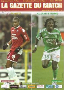 2008-04-26 : FCM – ASSE 2007/2008 – programme en pdf