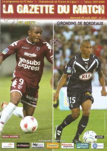 2007-08-29 : FCM – GB 2007/2008 – programme en pdf