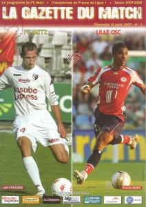 2007-08-12 : FCM – LOSC 2007/2008 – programme en pdf