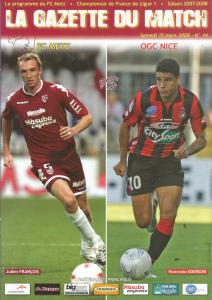 2008-03-15 : FCM – OGCN 2007/2008 – programme en pdf