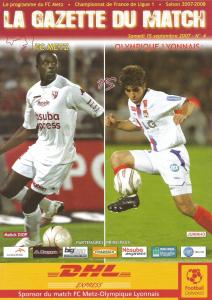 2007-09-15 : FCM – OL 2007/2008 – programme en pdf