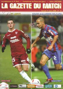 2008-03-01 : FCM – SMC 2007/2008 – programme en pdf
