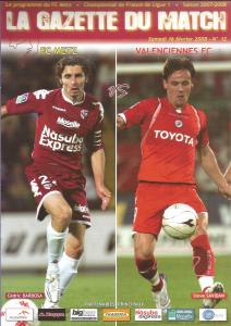 2008-02-18 : FCM – VAFC 2007/2008 – programme en pdf