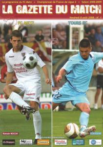 2008-08-08 : FCM – FCT 2008/2009 – programme en pdf